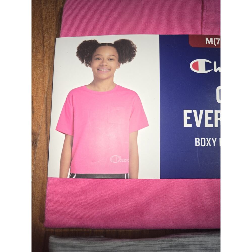 2 Champion Girls Tshirts Bundle Girls Size 7/8 5840 - Picture 3 of 5